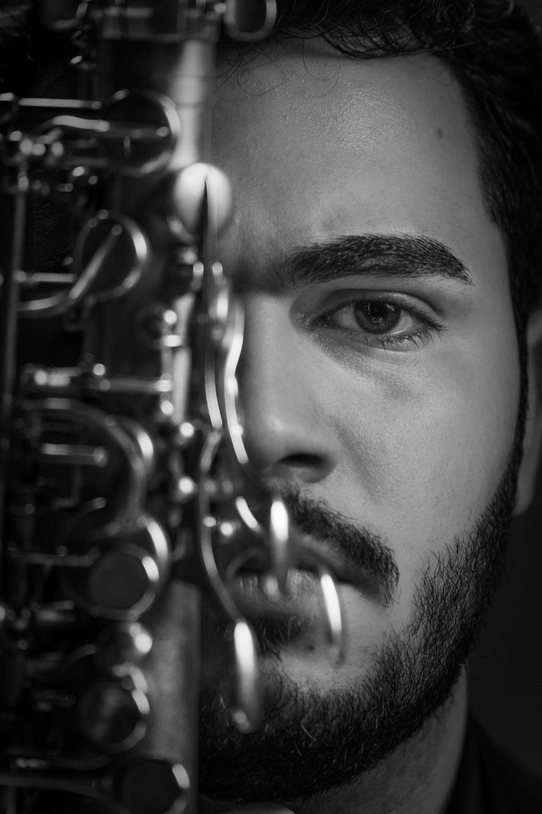 Pedro Lucena com o saxofone